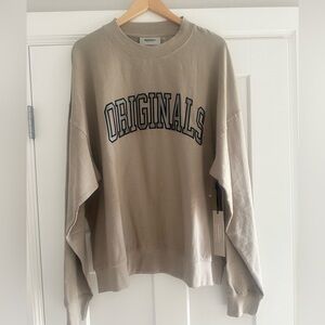 Brooklyn Cloth Originals Satin Applique sweatshirt